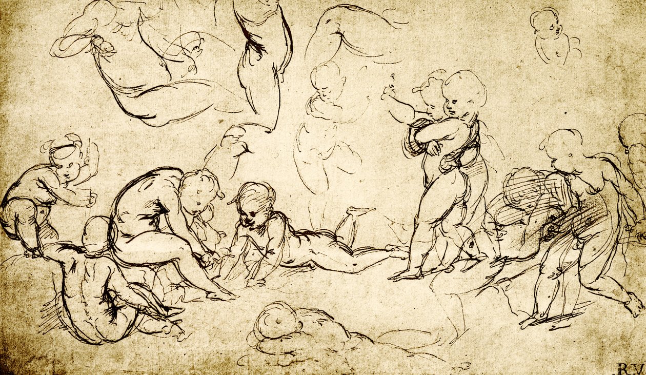 Amorové z Philostrata od Raffaello Sanzio Raphael