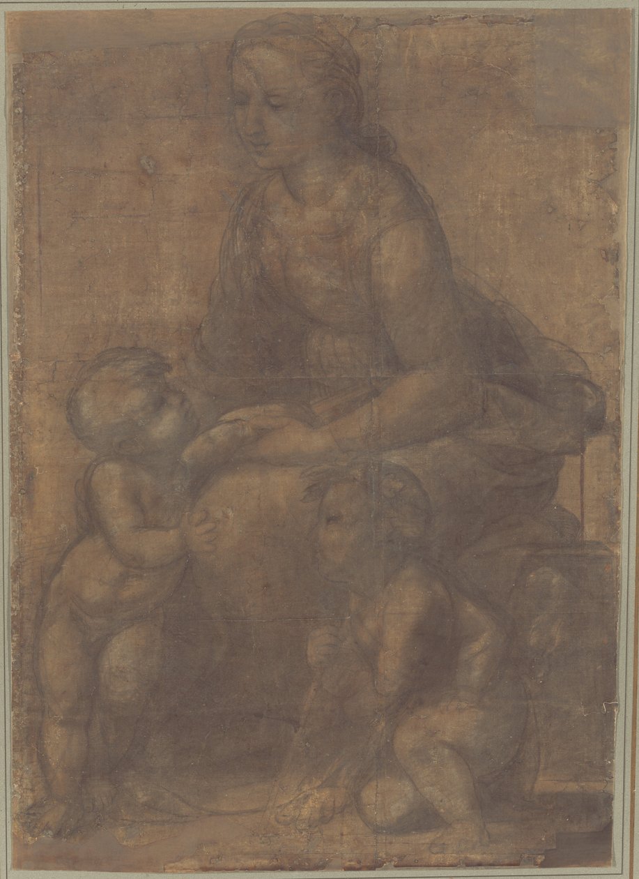 Madona s dítětem se svatým Janem Křtitelem od Raphael