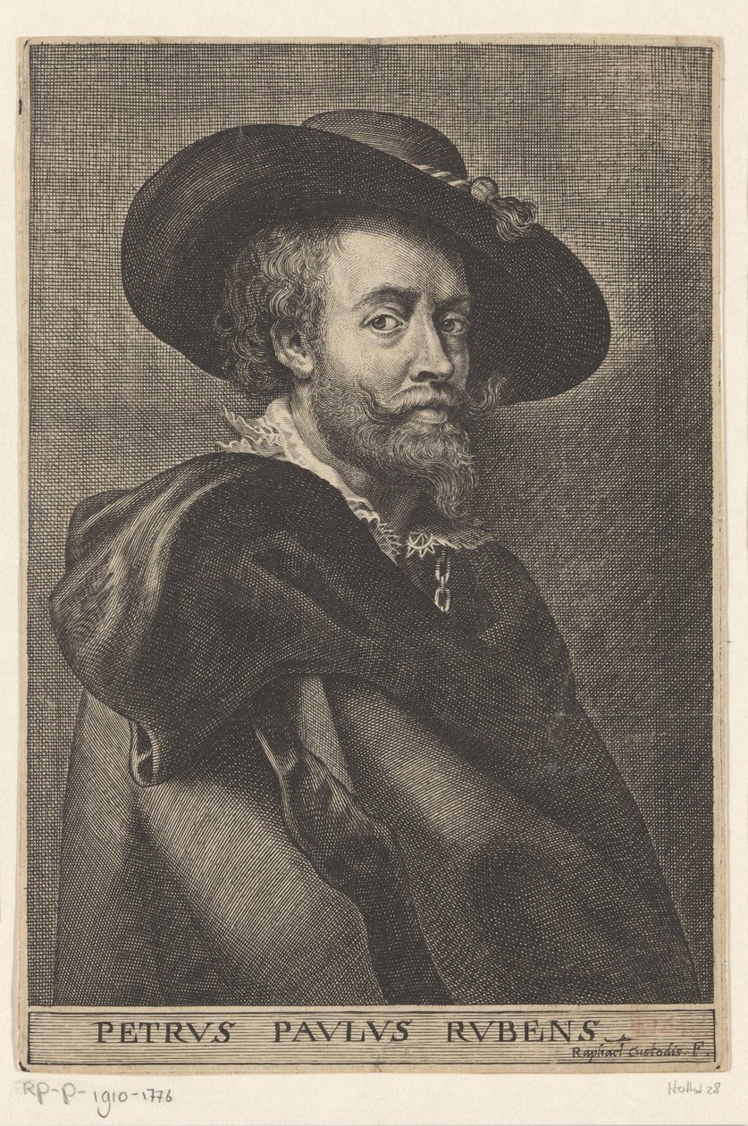 Portrét Petera Paula Rubense Peter Paul Rubens (titul na objektu) od Raphael Custos