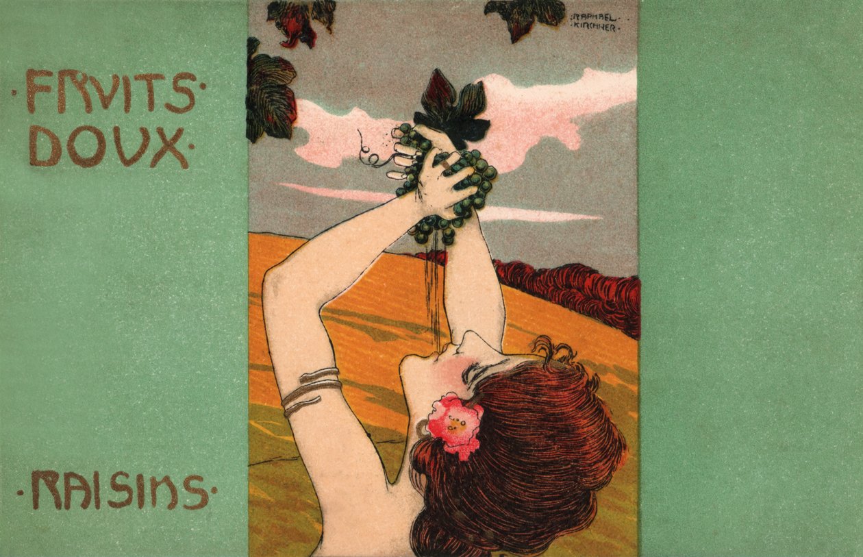 Hrozny, kolem roku 1900 (ilustrace) od Raphael Kirchner