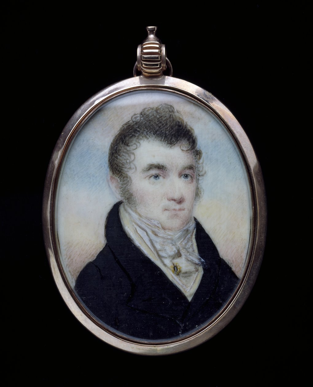Portrét J. S. Willetta, kolem roku 1810 (akvarel na slonovině) od Raphaelle Peale