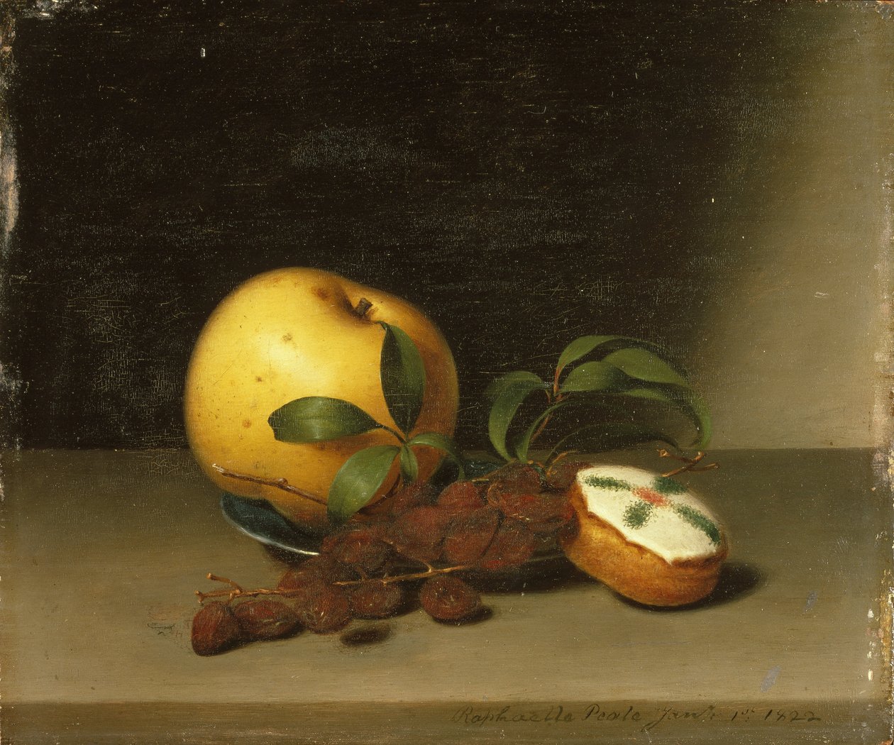 Zátiší s dortem, 1822 od Raphaelle Peale