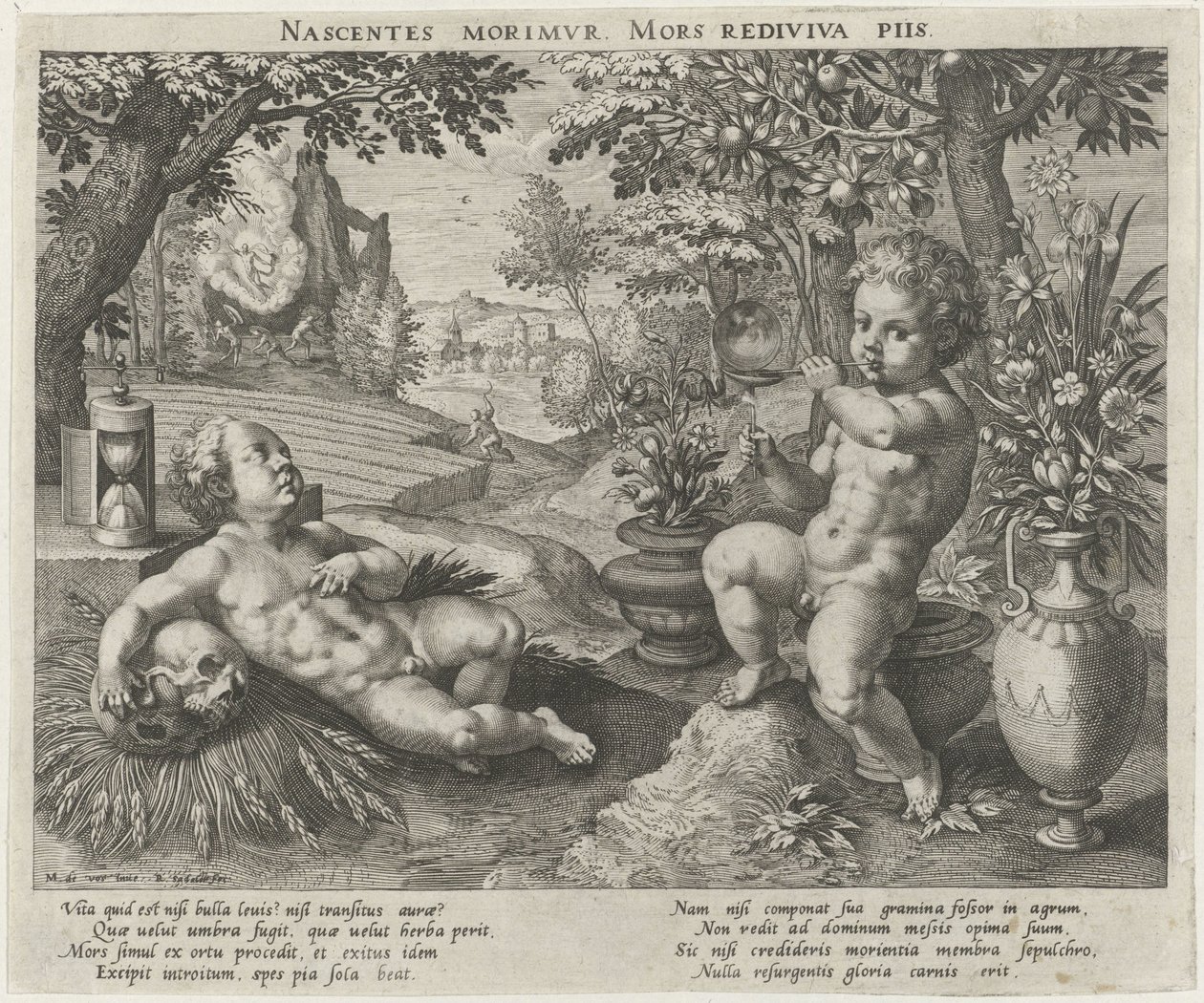 Alegorie pomíjivosti od Raphaël Sadeler (I)