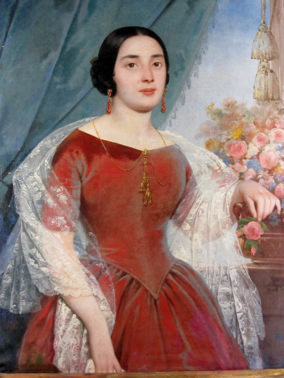 Paní Luisa Recabarrenová od Raymond Auguste Quinsac Monvoisin