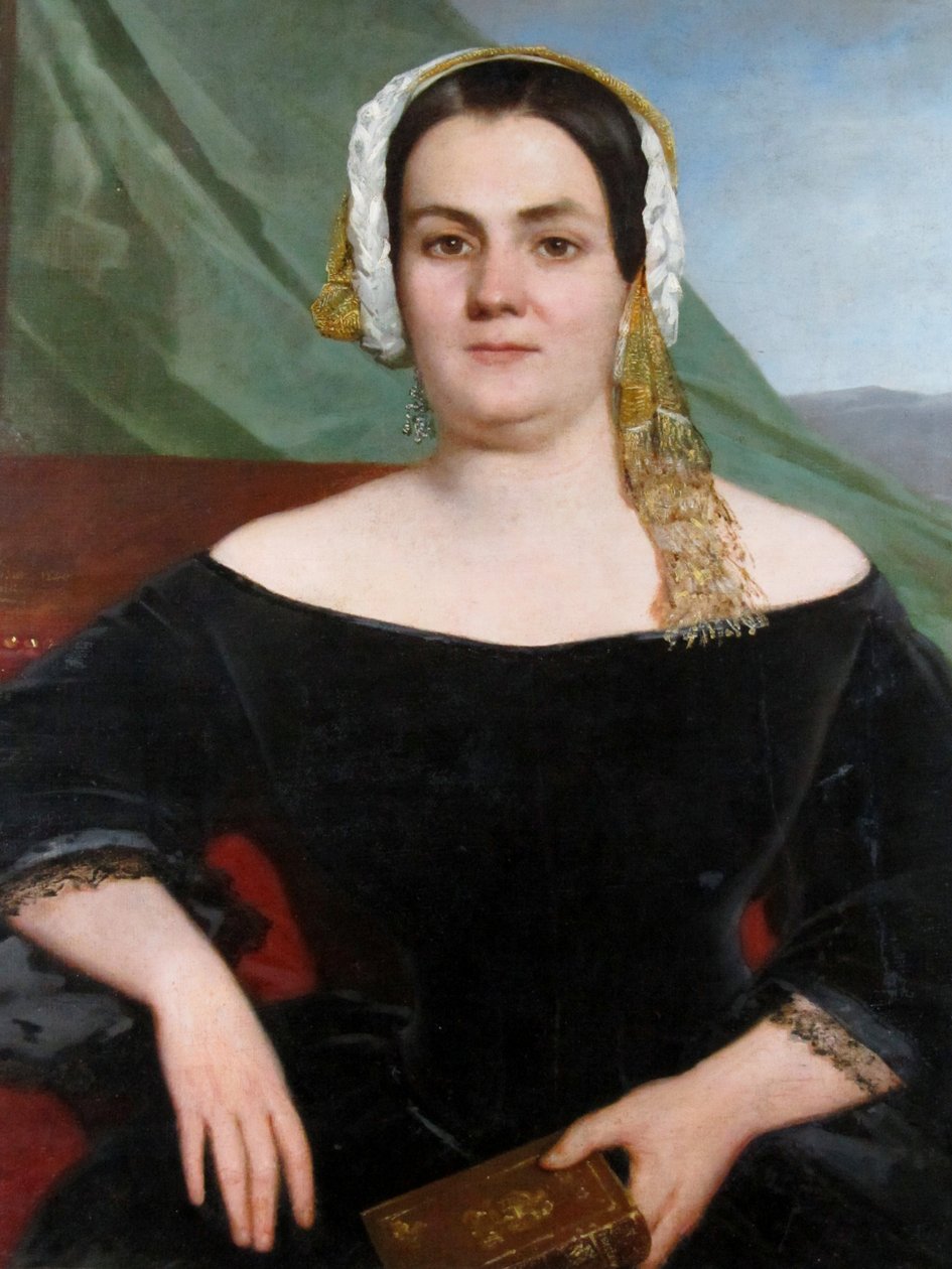 Paní Maria del Carmen Dolores Mackenna a Vicuña od Raymond Auguste Quinsac Monvoisin
