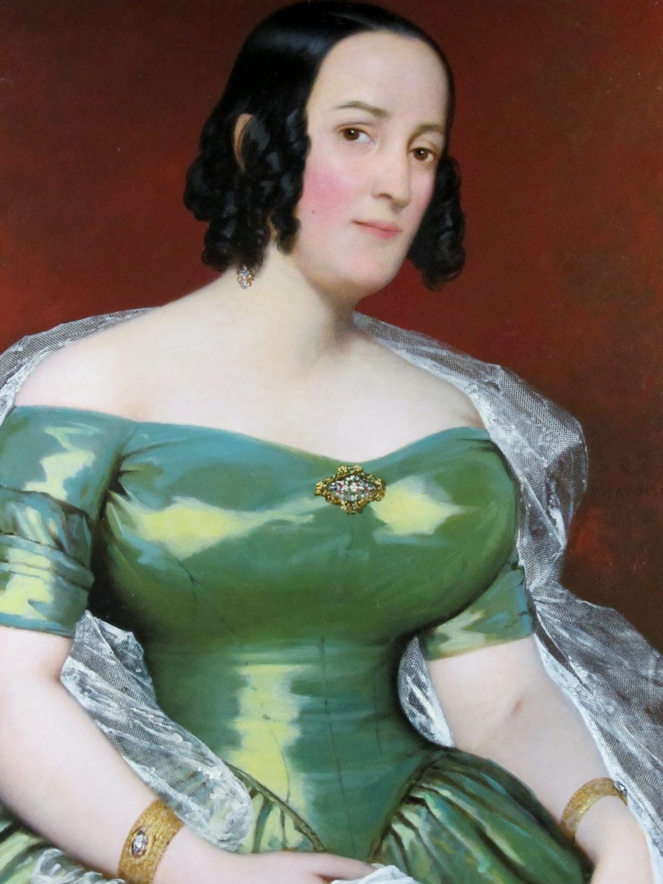 Doña Pilar Garfias del Fierro od Raymond Auguste Quinsac Monvoisin