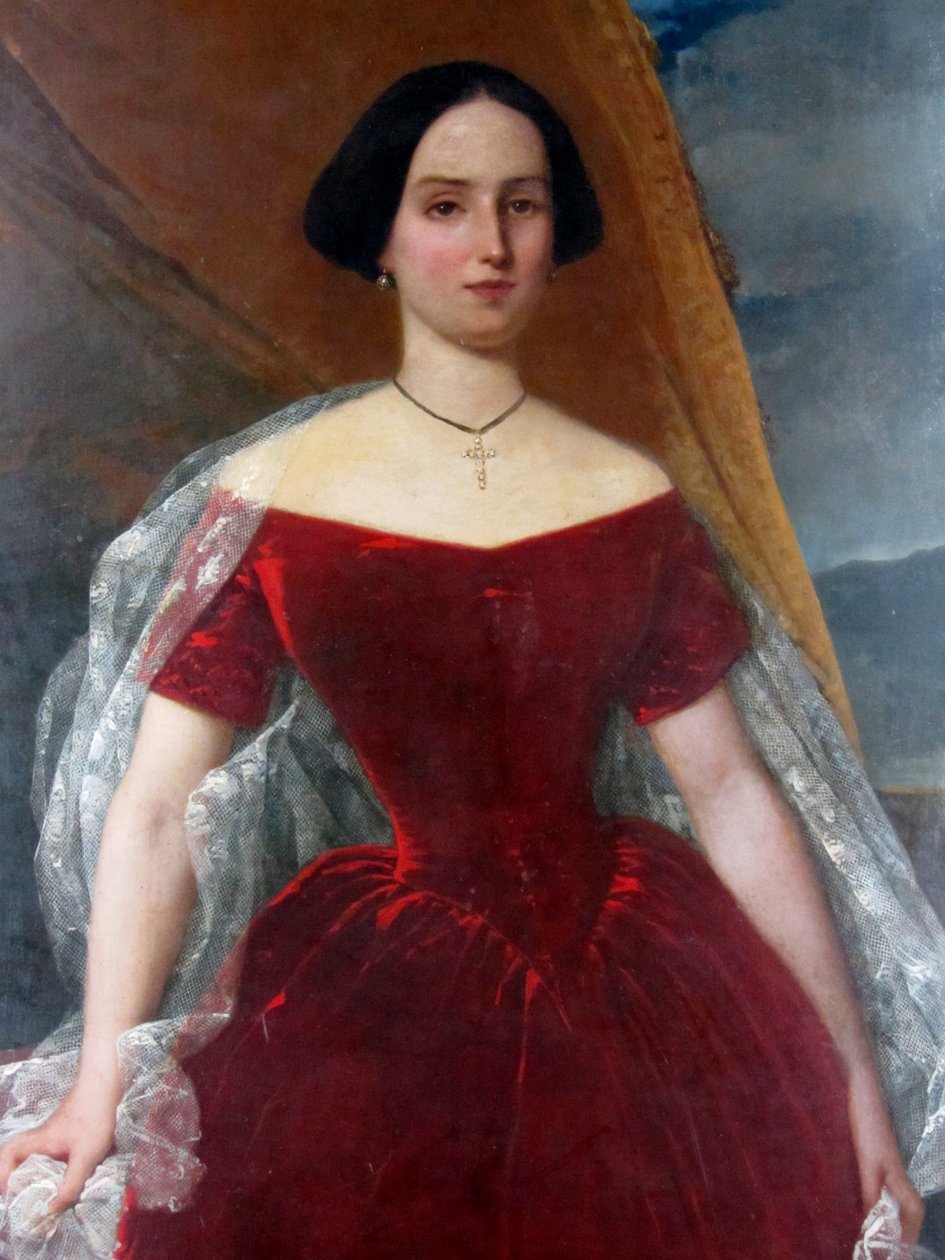Sestra García-Huidobro Luco (detail) od Raymond Auguste Quinsac Monvoisin