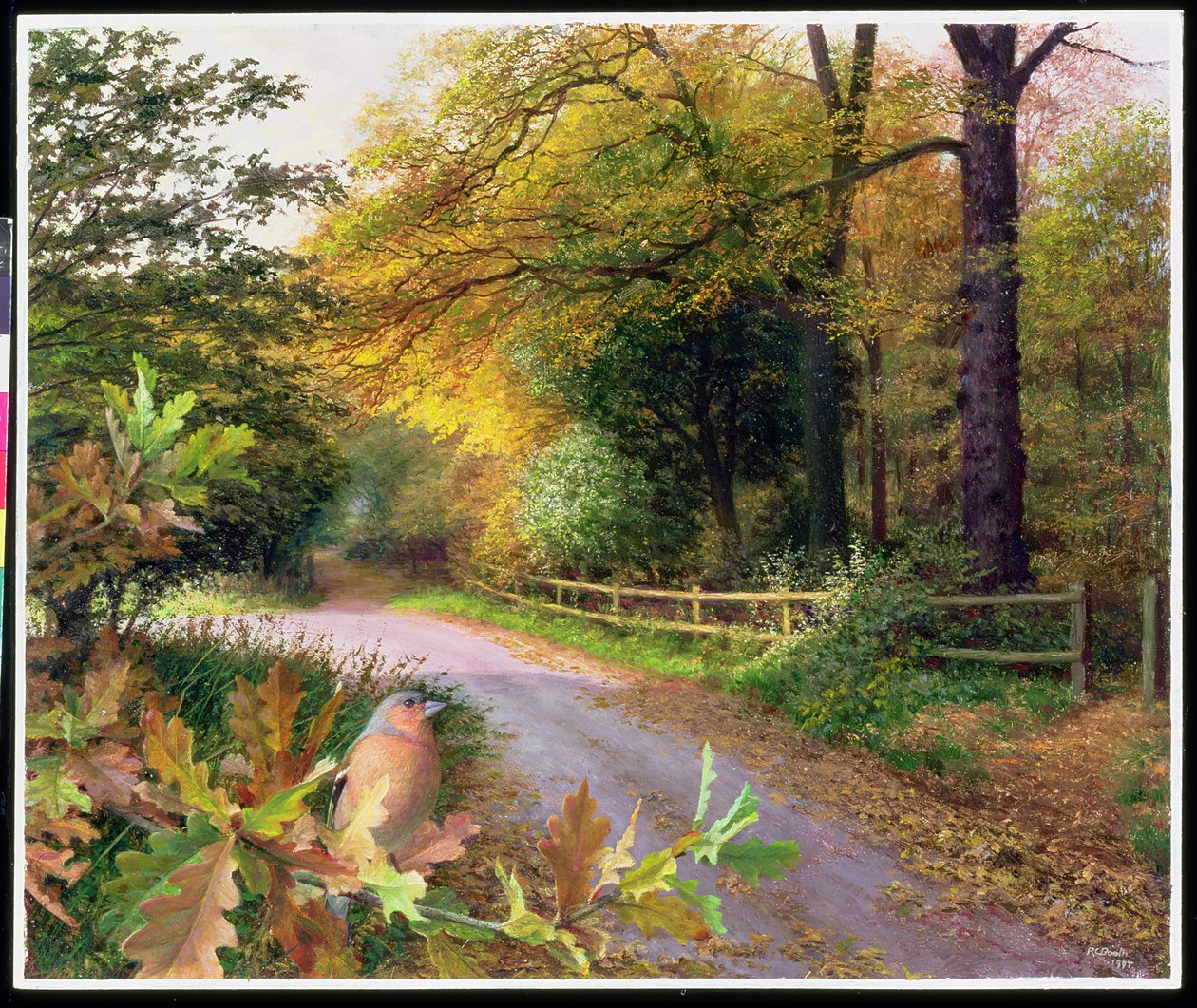 Říjnový večer na Crag Lane od Raymond Booth