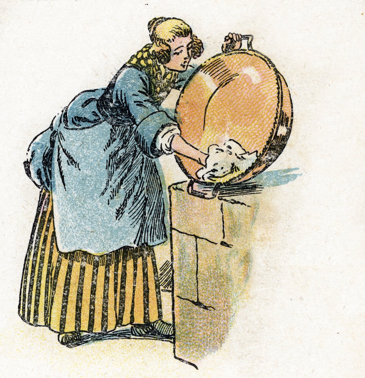 Ilustrace "Popelky" k Pohádkám Charlese Perraulta (ilustrace) kolem roku 1920 od Raymond de la Neziere
