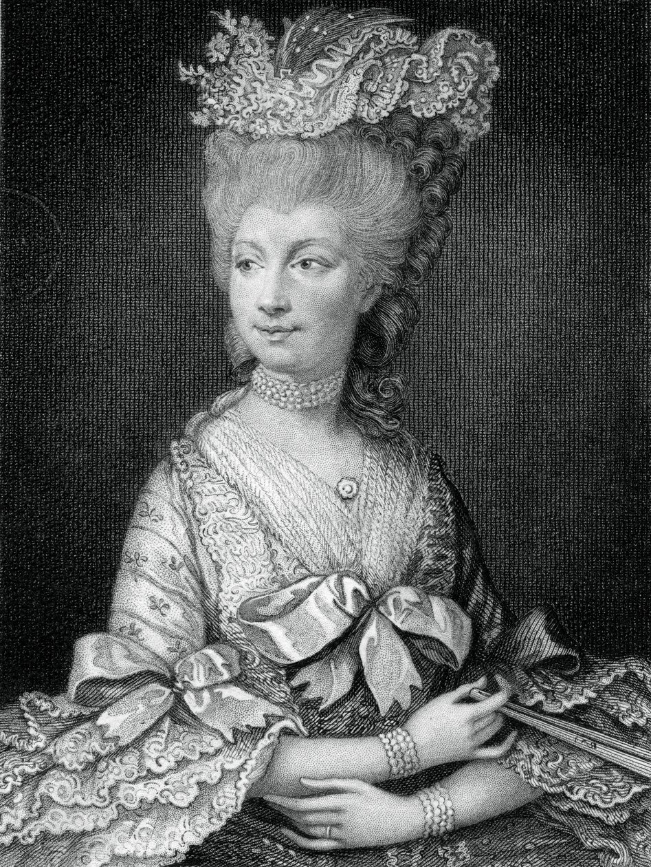 Královna Charlotte, královna choť Jiřího III., 19. století. od Read