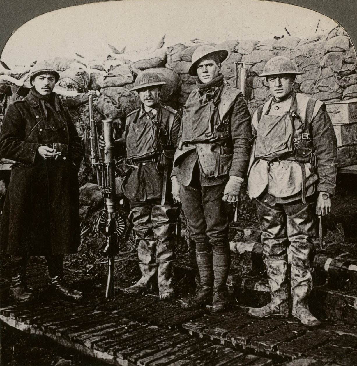 Kulometníci Lewis, Hollebeke, Belgie, první světová válka, 1914-1918. od Realistic Travels Publishers