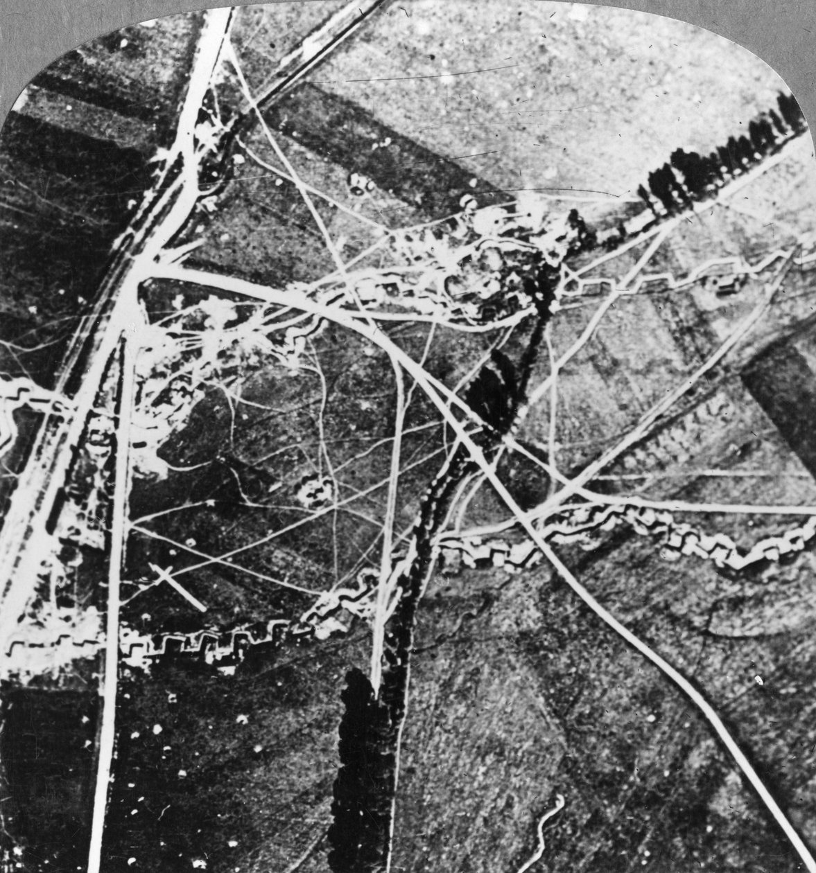Hindenburgova linie z 8000 stop, Francie, první světová válka, c1916-c1918 od Realistic Travels Publishers