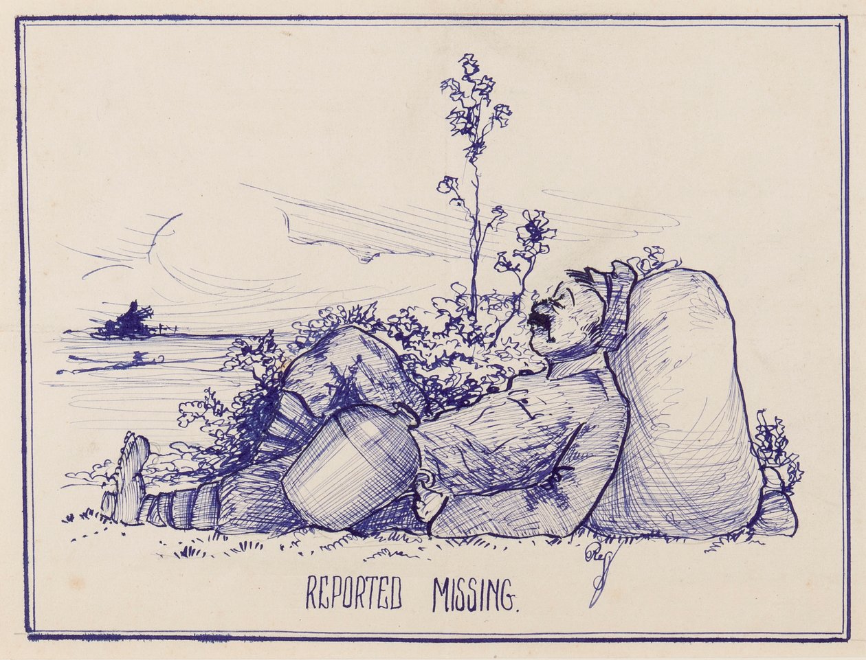 Hlášeno jako nezvěstné, 1914-18 od Reg G. Preston