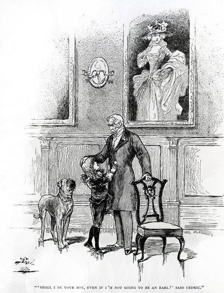 Ilustrace pro Little Lord Fauntleroy (rytina) od Reginald Bathurst Birch
