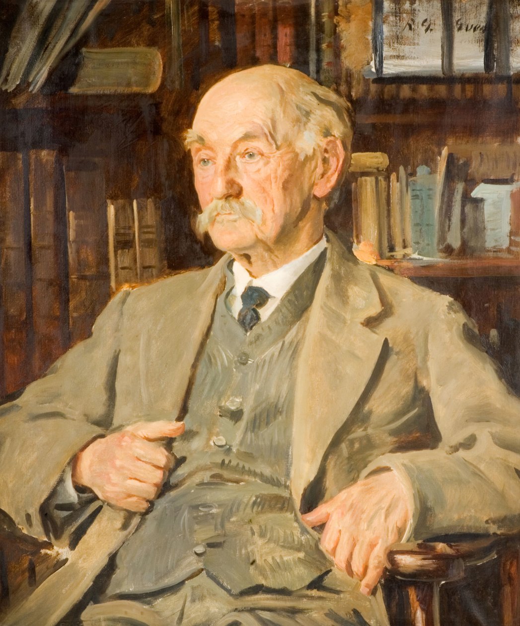 Portrét Thomase Hardyho 1840-1928, 1924. od Reginald Grenville Eves