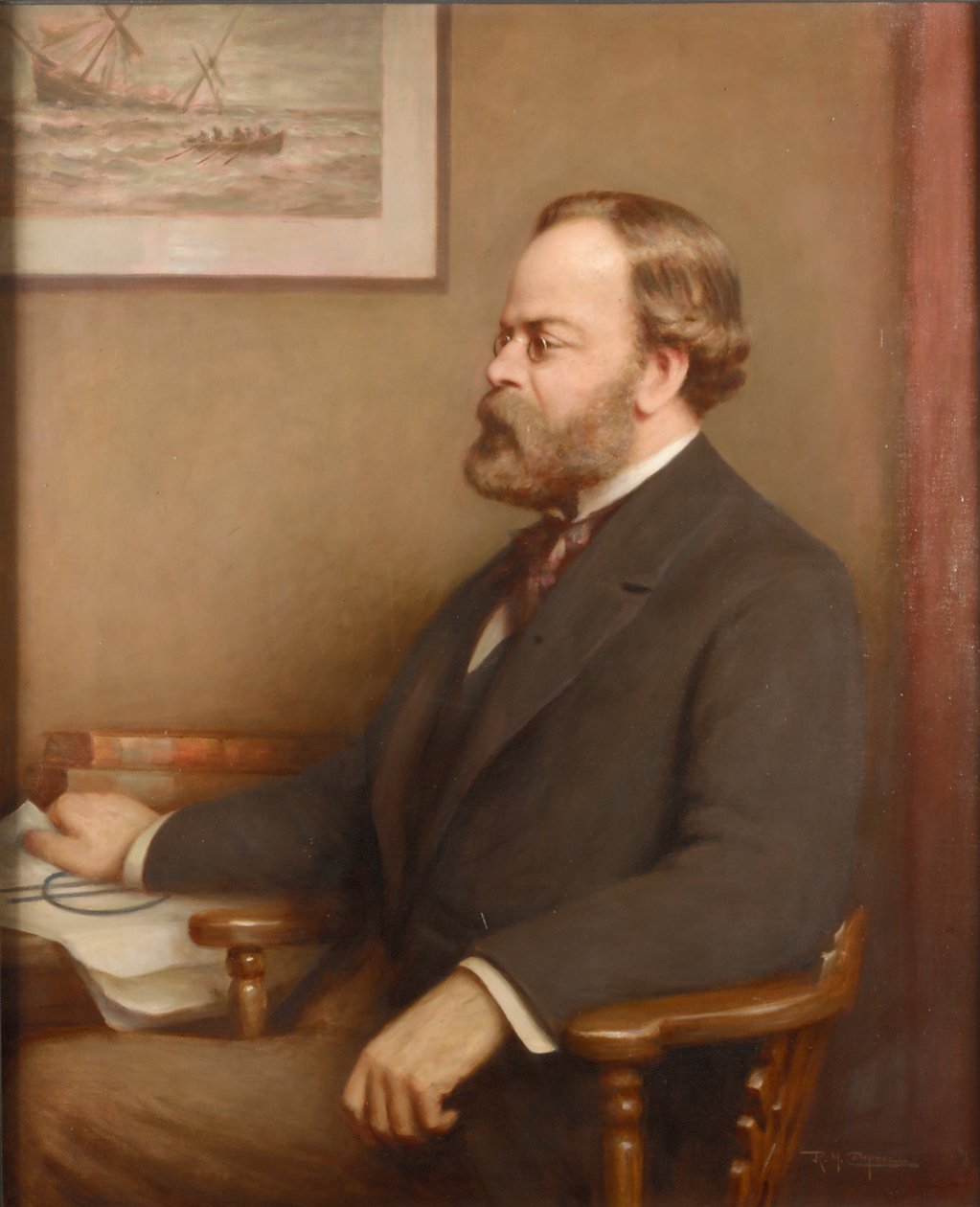 Samuel Plimsoll (1824-1898) od Reginald Henry Campbell