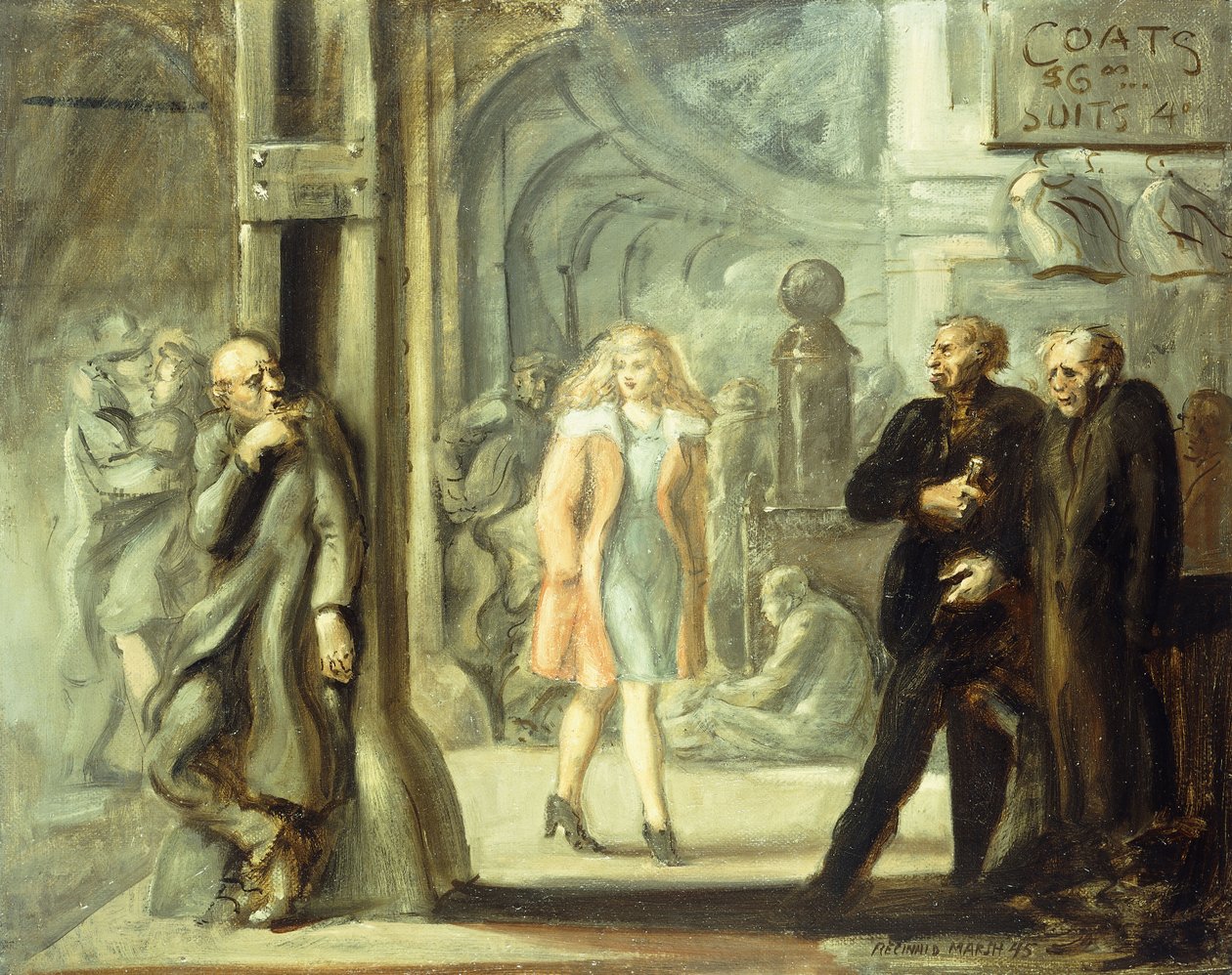 Bowery Scene od Reginald Marsh