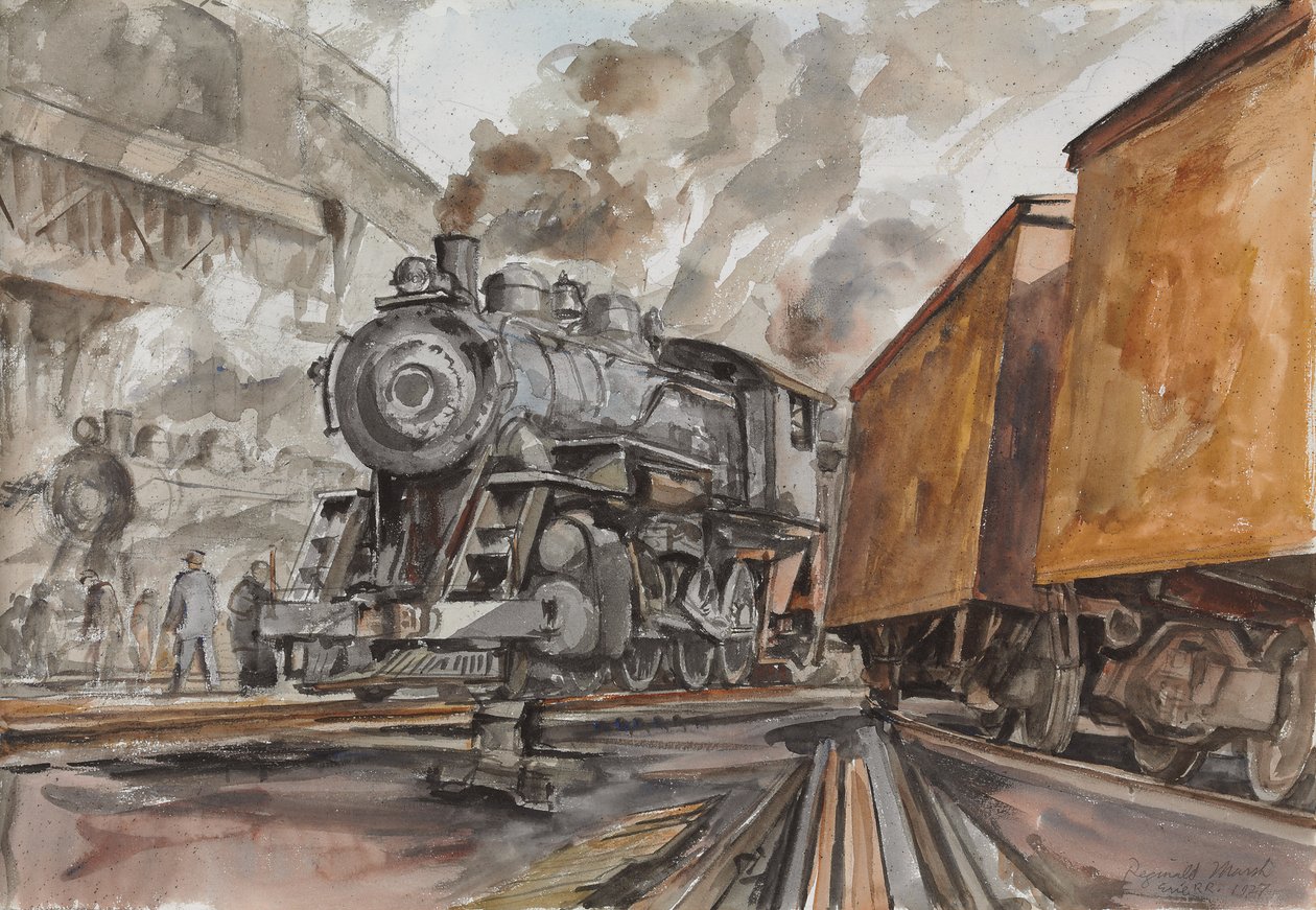 Erie R.R. od Reginald Marsh