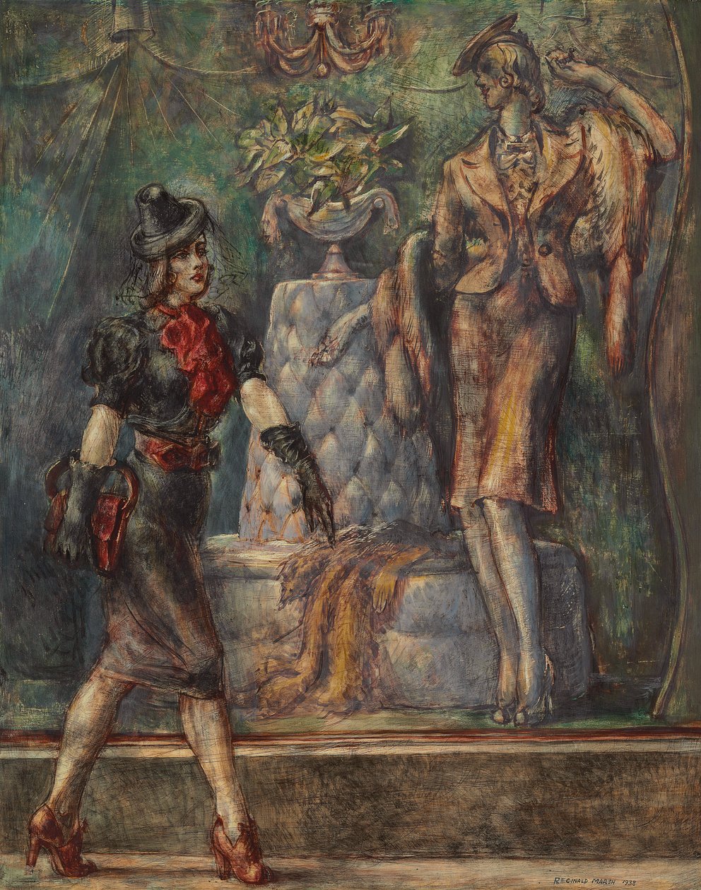 Pátá avenue od Reginald Marsh