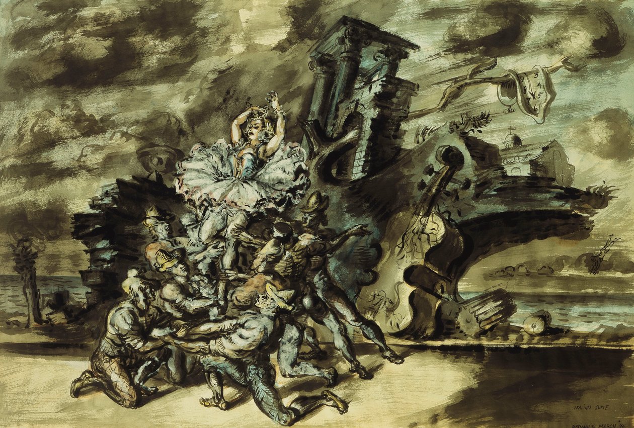 Italské apartmá od Reginald Marsh