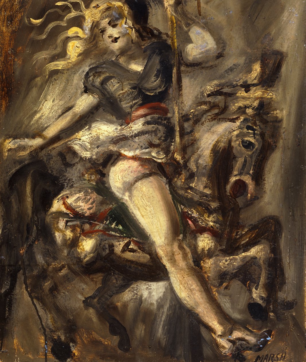 Na kolotoči od Reginald Marsh