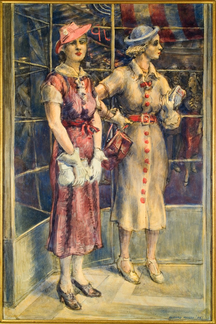 Červená tlačítka od Reginald Marsh
