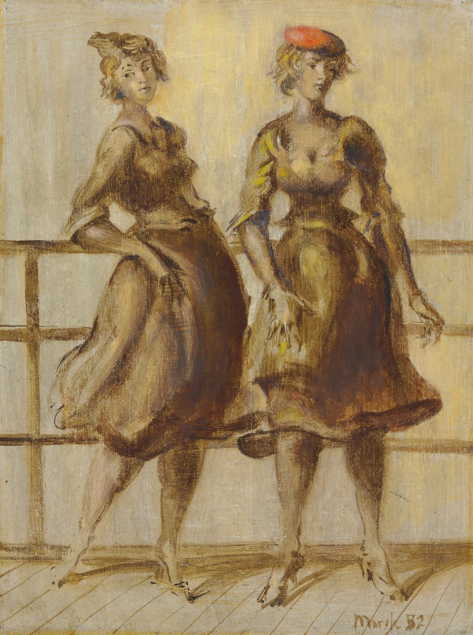 Dvě ženy od Reginald Marsh