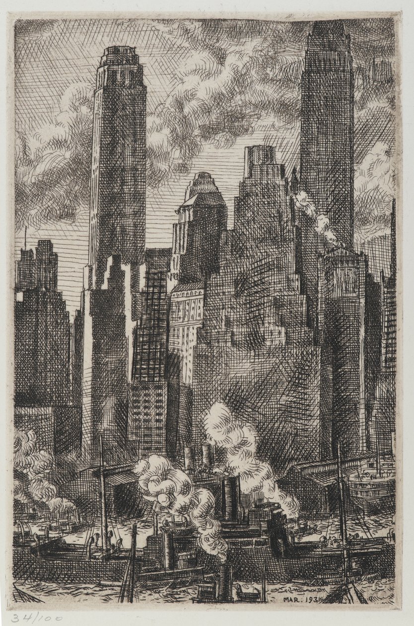 Wall Street od Reginald Marsh