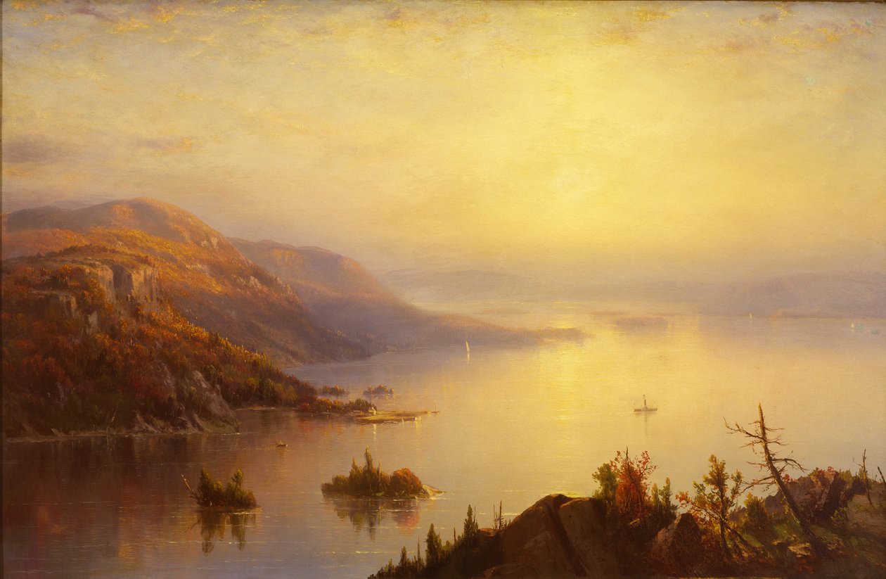 Lake George, kolem roku 1868 od Regis Francis Gignoux