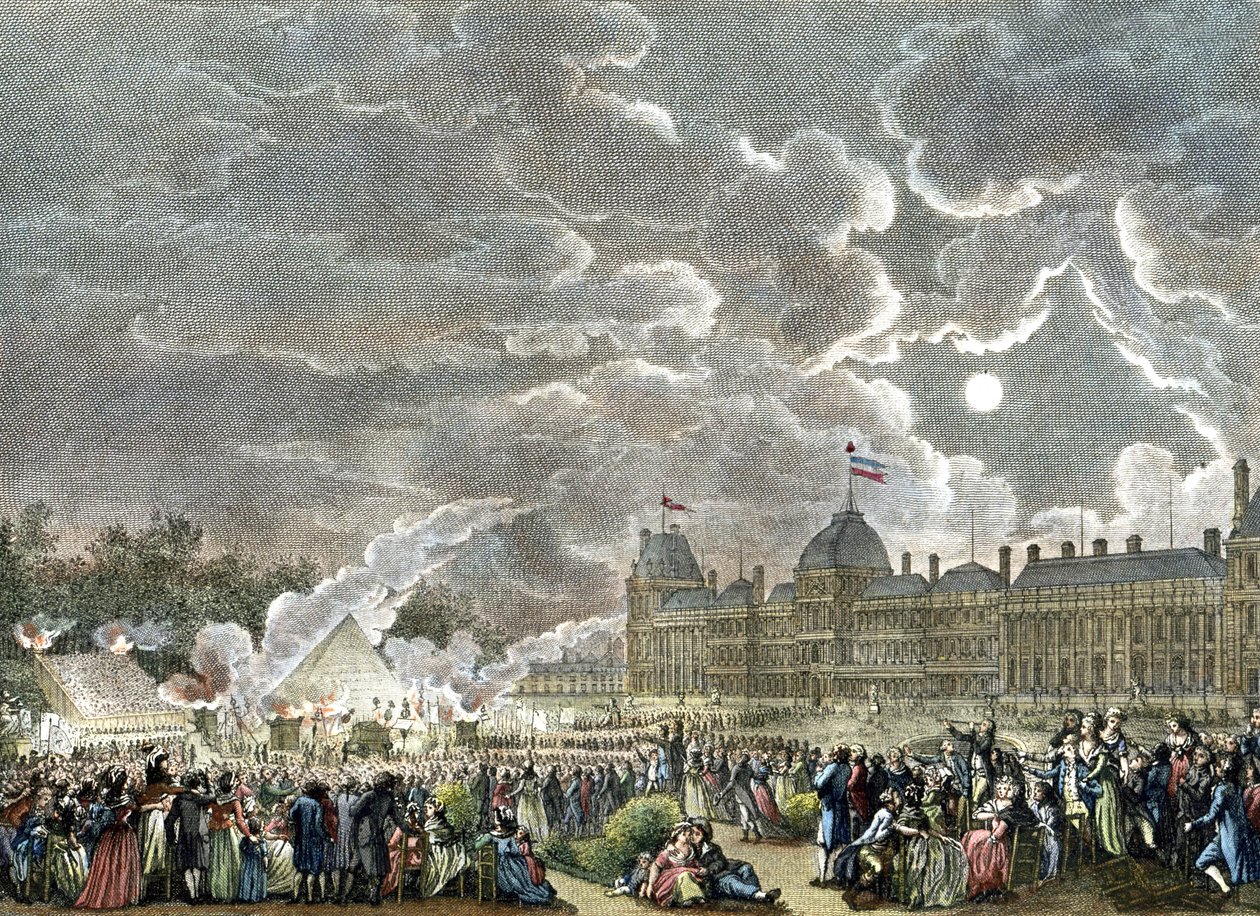 Obřad za mučedníky z roku 1792. 1794-1804 (rytina) od Reiner Vinkeles