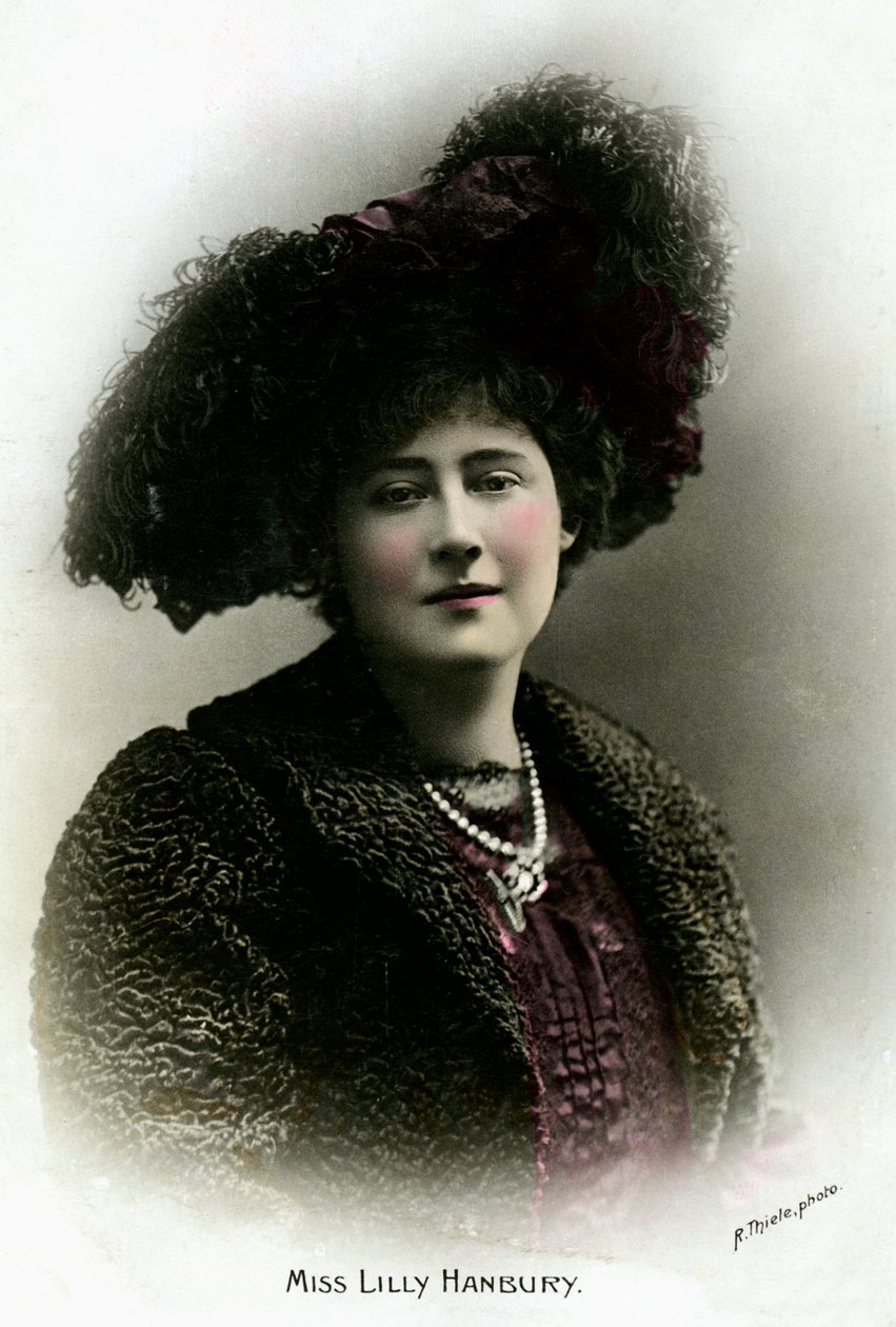 Lily Hanbury 1874-1908, anglická herečka, začátek 20. století. od Reinhold Thiele