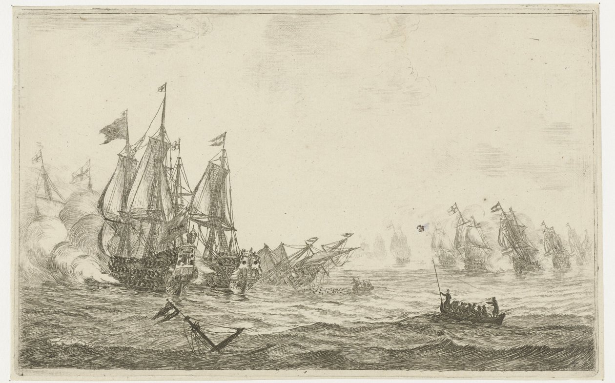 námořní bitva New Ship Batalien (název série) od Reinier Nooms