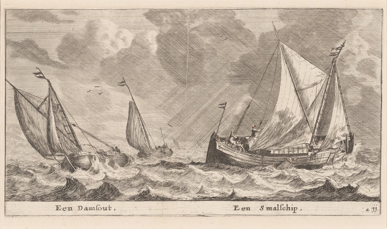 Damschuit a "Smalschip" od Reinier Nooms, called Zeeman