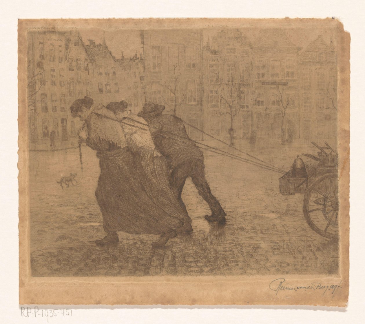 Tahací vozík od Reinier van den Berg (signed by artist)