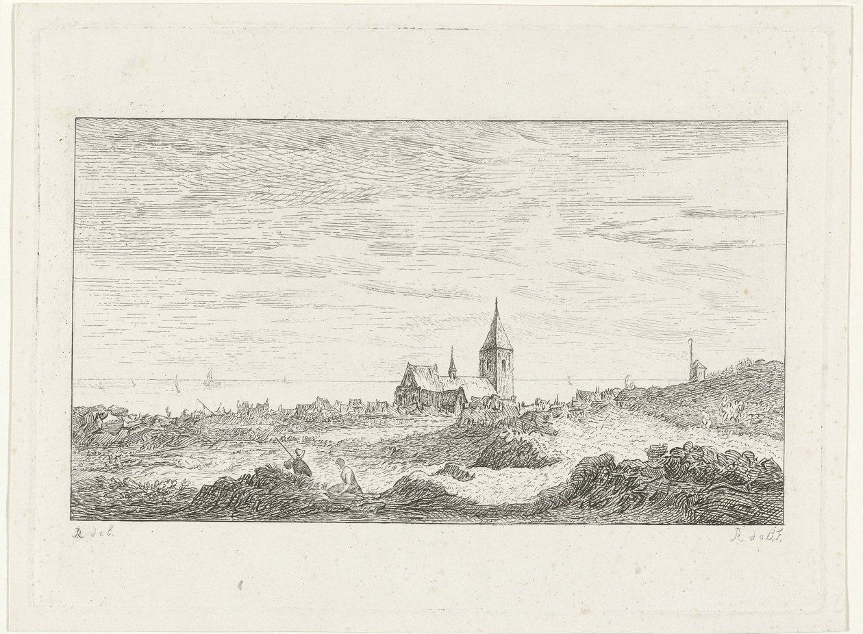 Vesnice u moře od Reinierus Albertus Ludovicus baron van Isendoorn à Blois