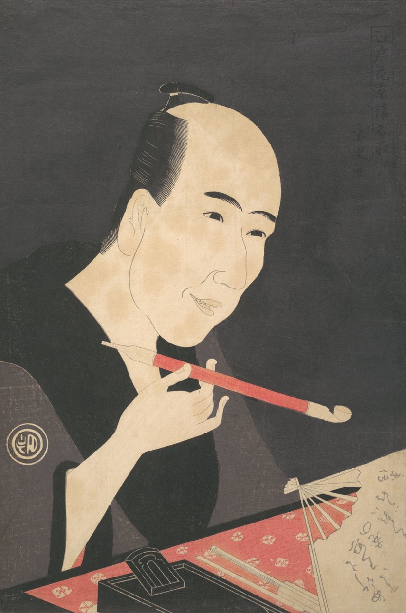 Tee W Liter-san a mýtus. k. A. Masanobu Kitao? 1795. , komár. 1795. od Rekisentei Eiri