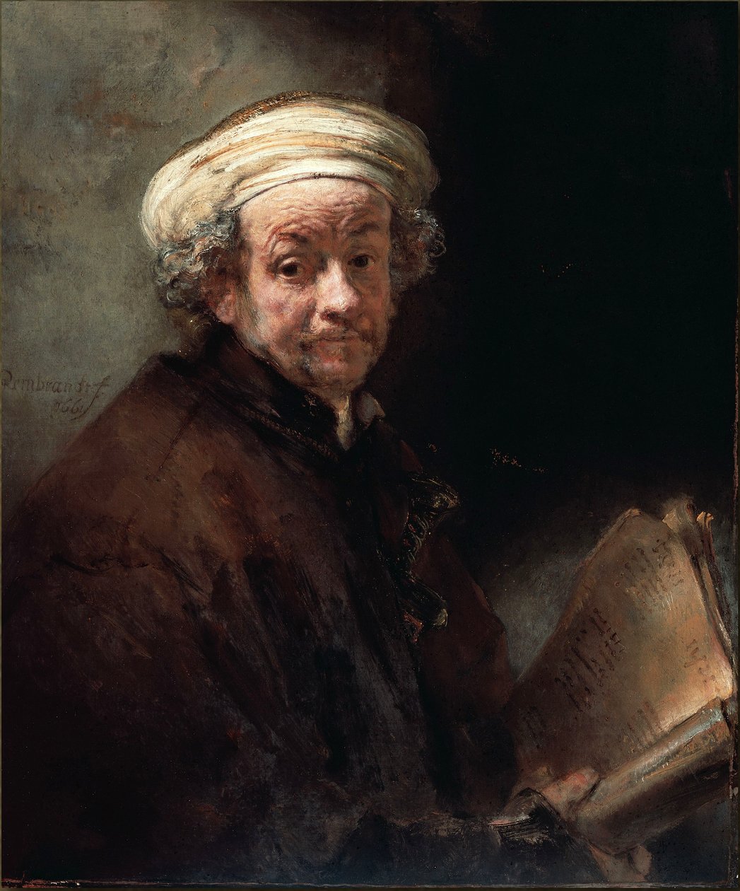 Autoportrét jako apoštol Pavel od Rembrandt van Rijn
