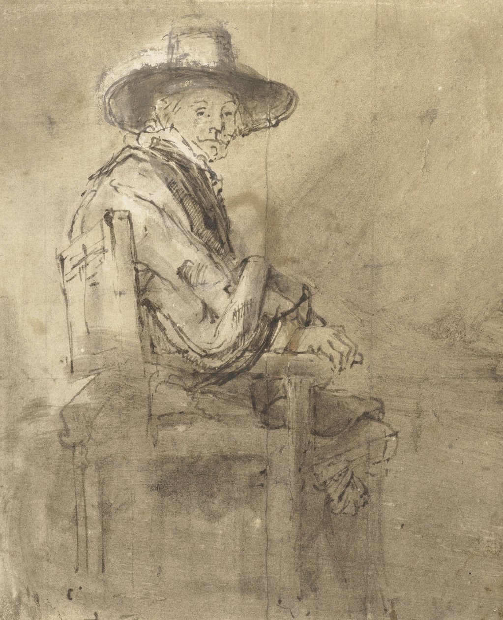Sedící syndik: Jacob van Loon, kolem 1661-62 od Rembrandt van Rijn