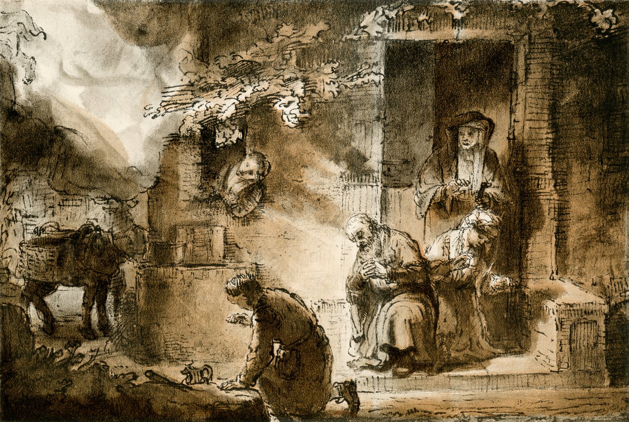 Unbekanntes Bild od Rembrandt van Rijn