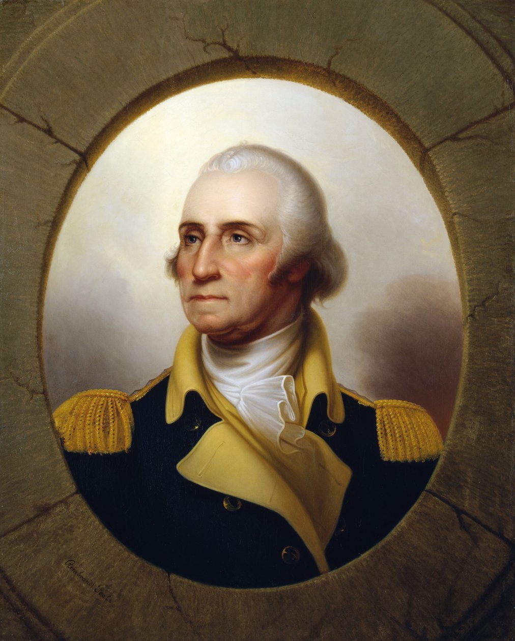 George Washington (typ okénka) od Rembrandt Peale