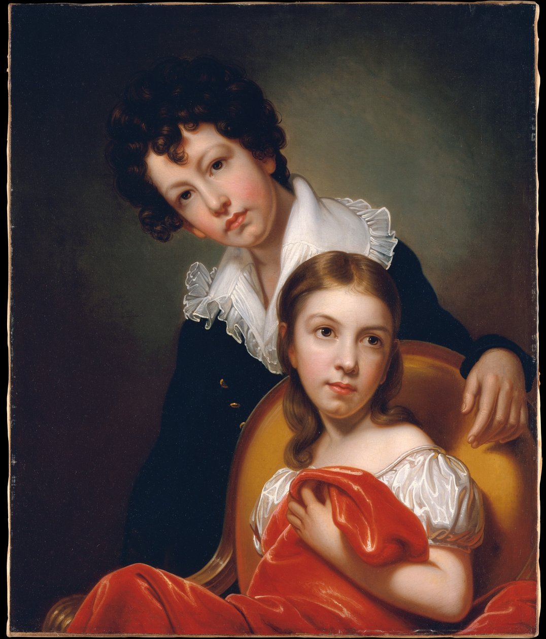 Michael Angelo a Emma Clara Peale od Rembrandt Peale