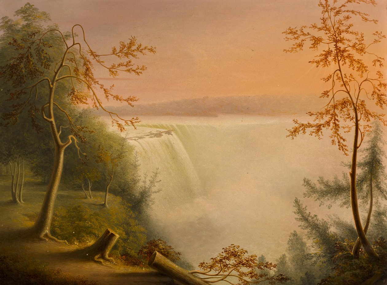 Niagarské vodopády od Rembrandt Peale