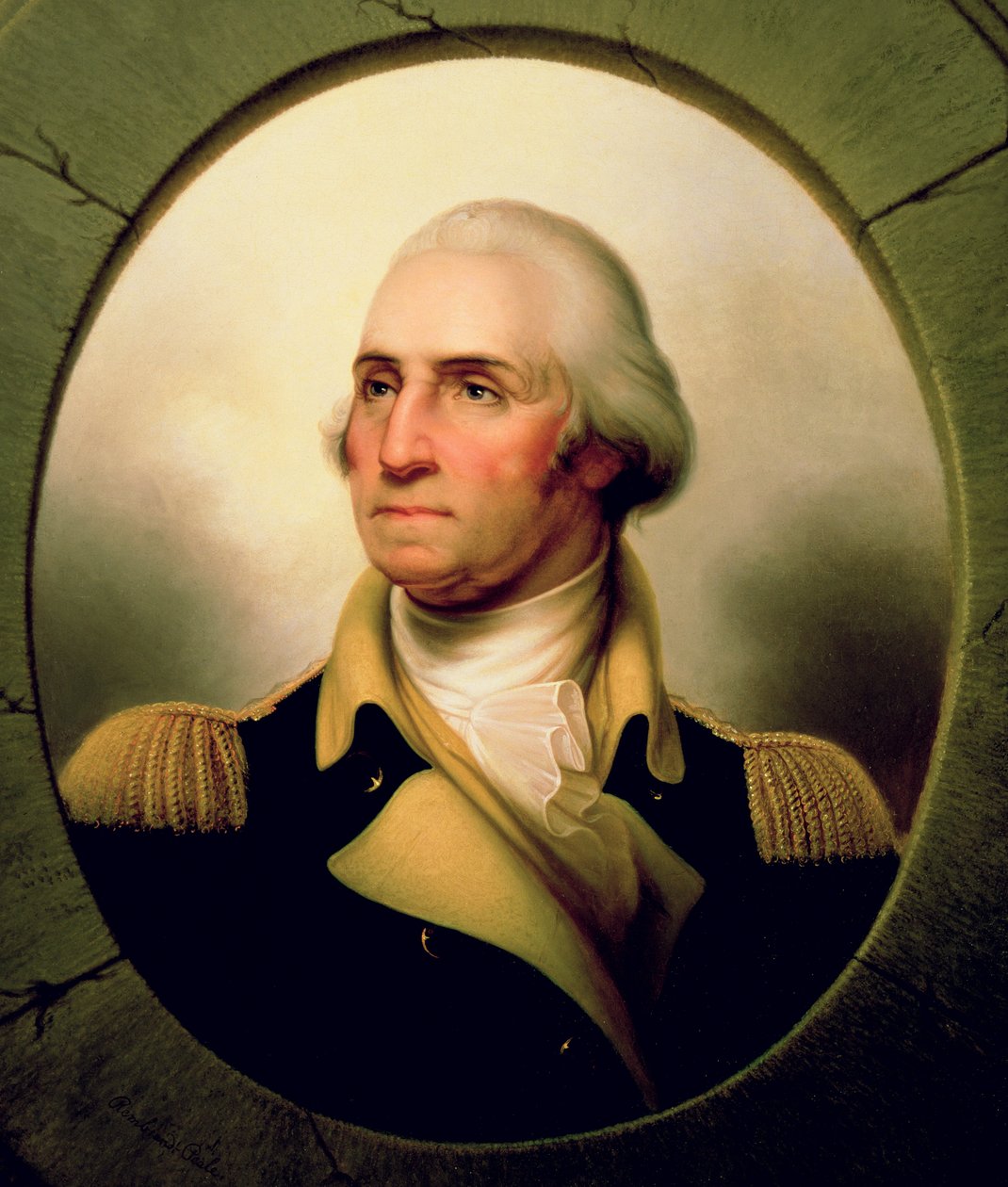 Portrét George Washingtona, 1853 (viz 153884) od Rembrandt Peale