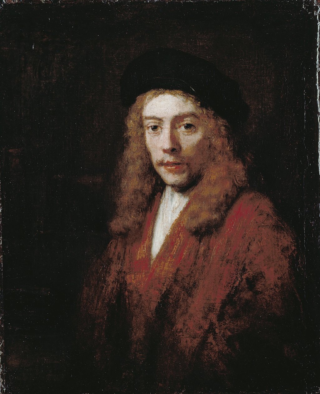 Mladý muž, možná syn umělců Titus od Rembrandt van Rijn
