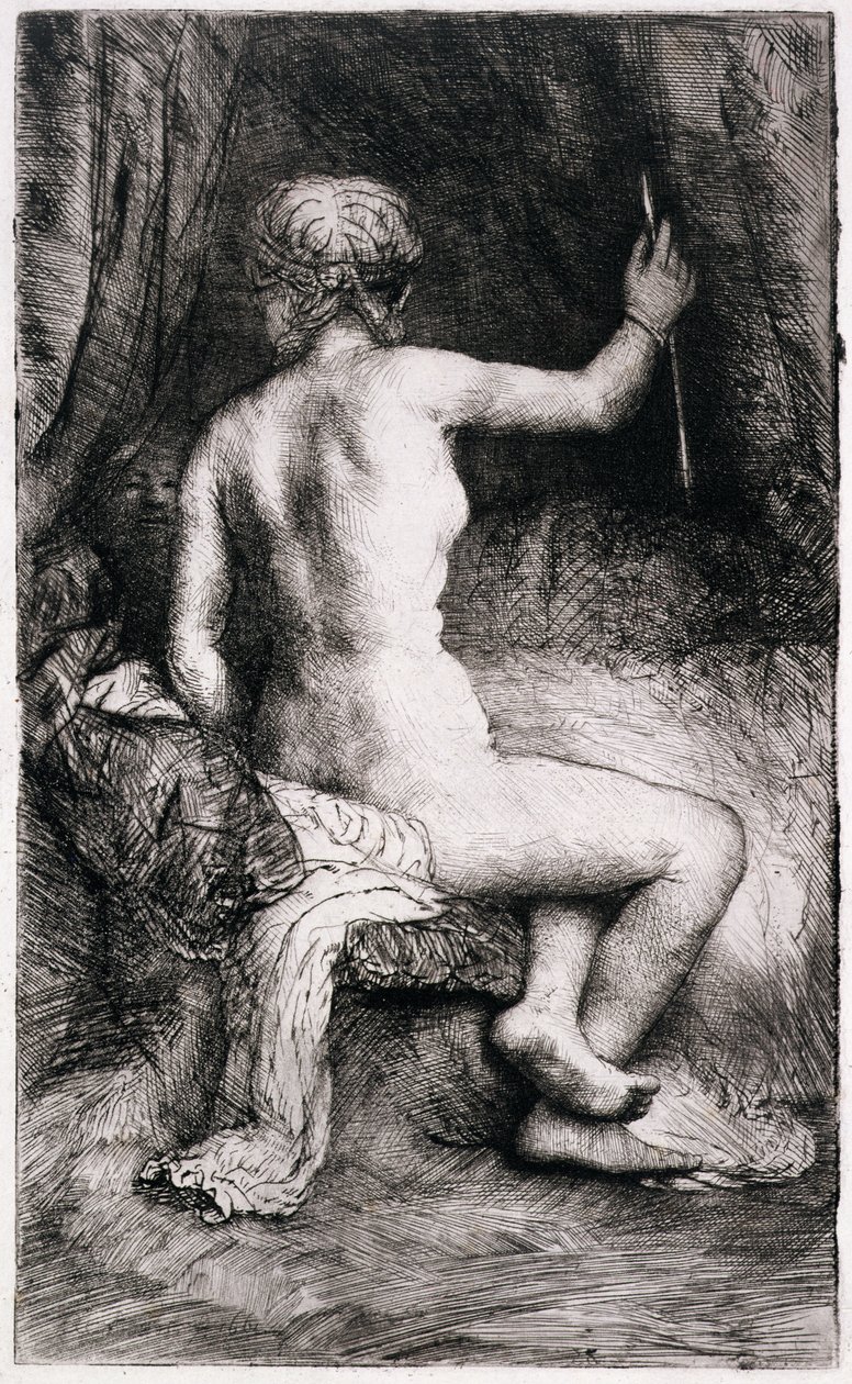 12.39-153 n. l. Žena se šípem, 1661 od Rembrandt van Rijn