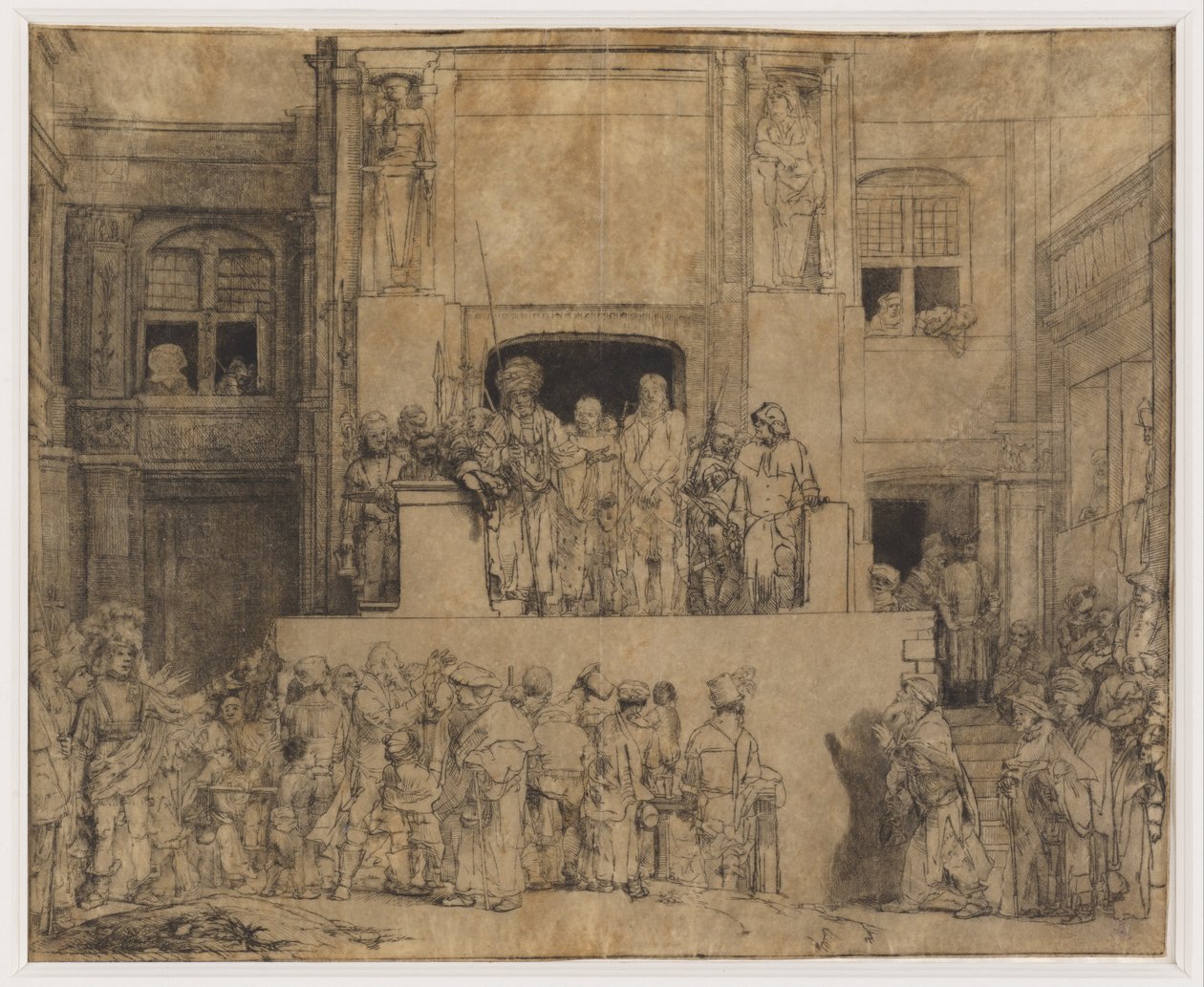 Kristus představen lidem od Rembrandt van Rijn