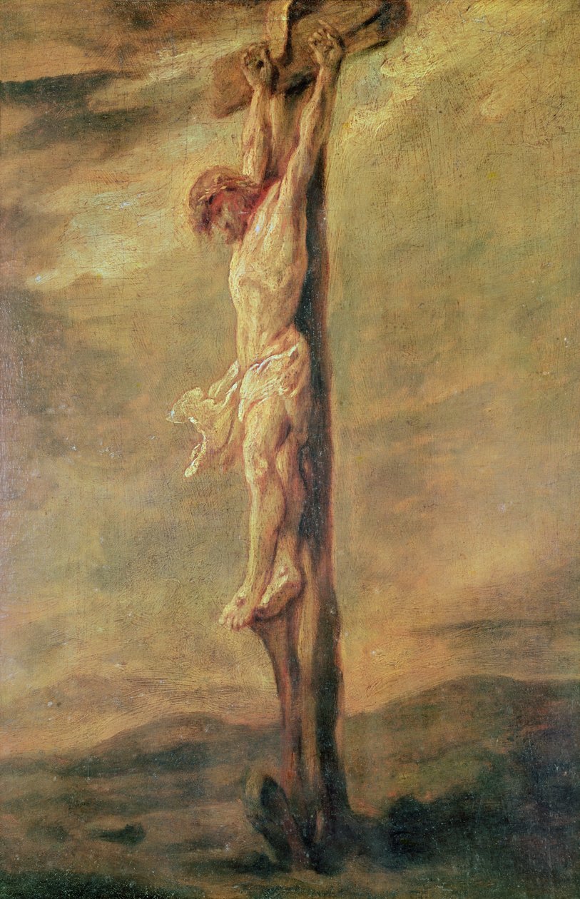 Kristus na kříži, kolem roku 1646 od Rembrandt van Rijn