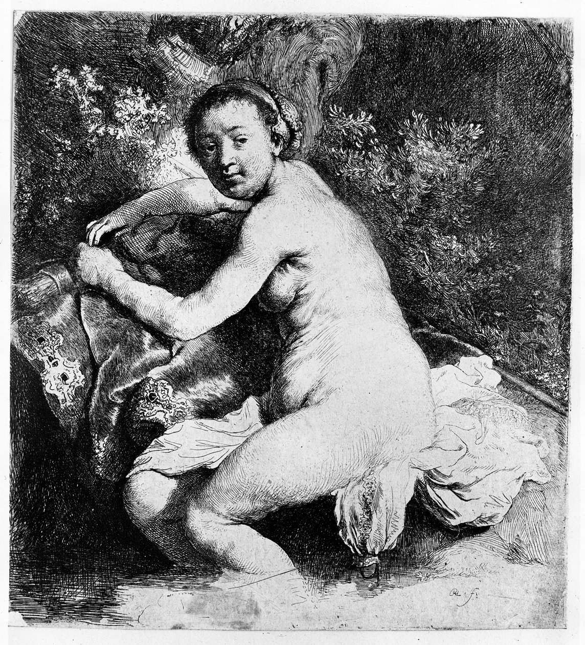 Diana ve vaně, kolem 1631 od Rembrandt van Rijn