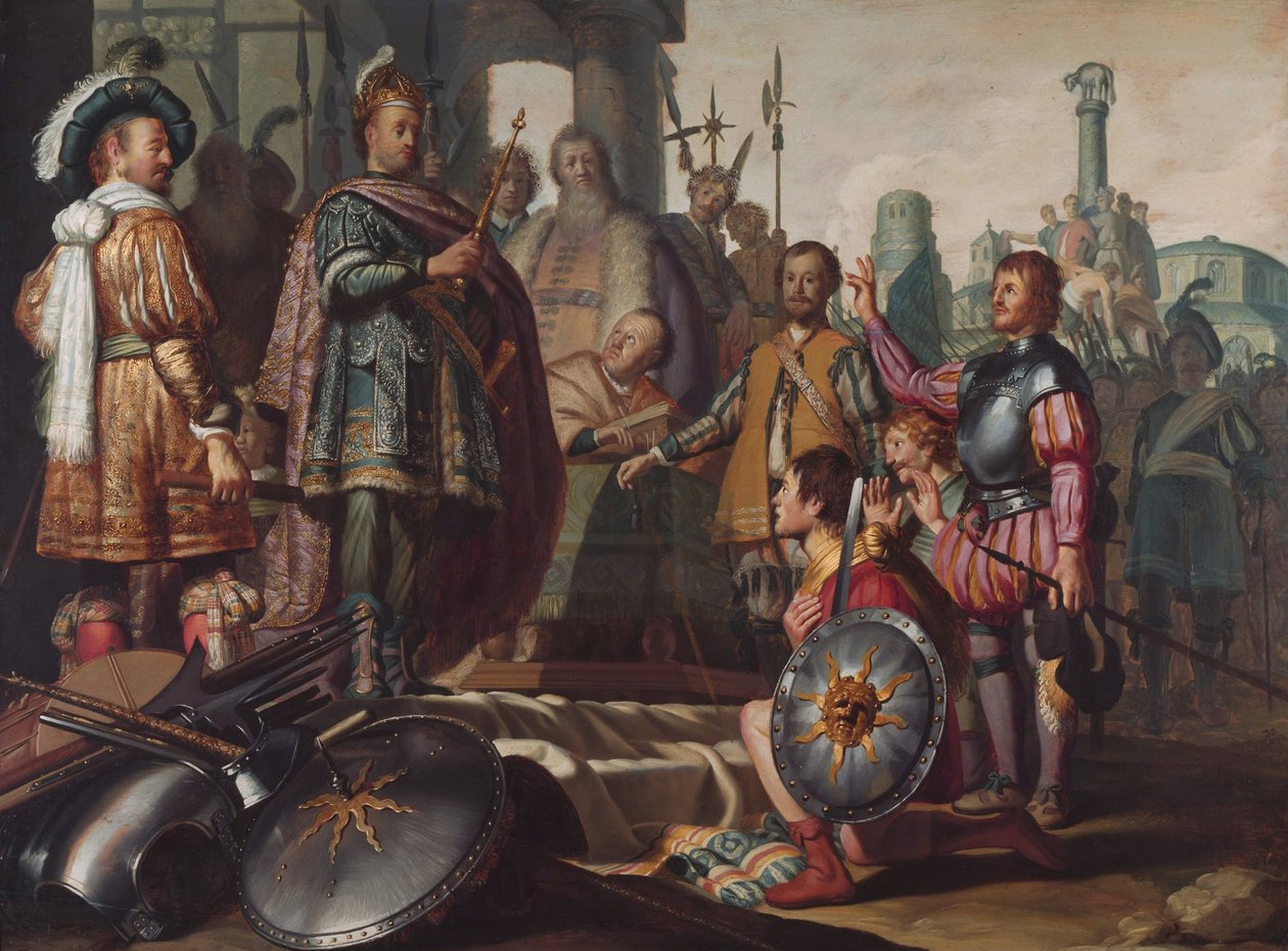 Historická scéna od Rembrandt van Rijn