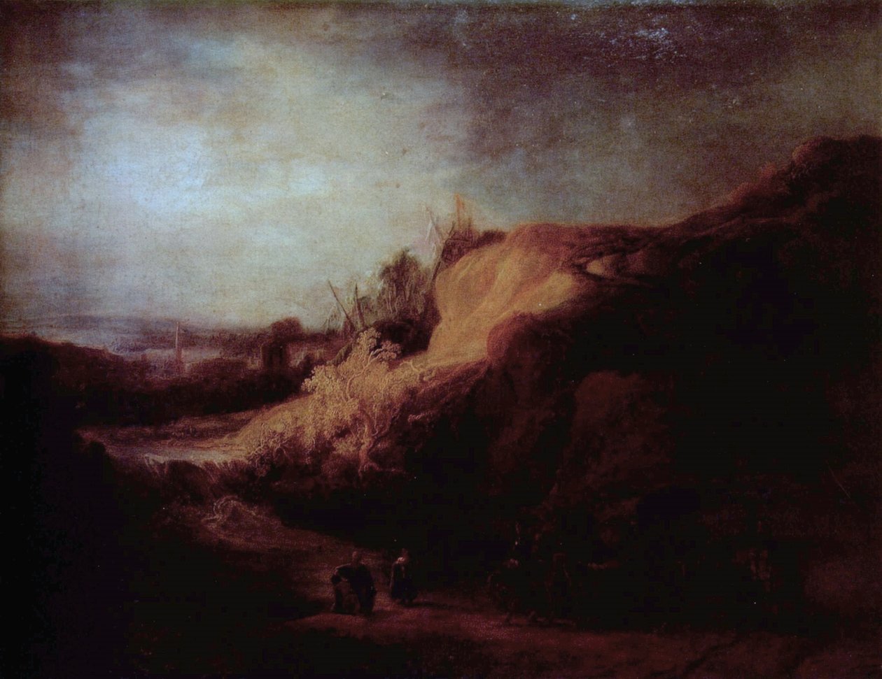 Krajina se křtem eunucha od Rembrandt van Rijn